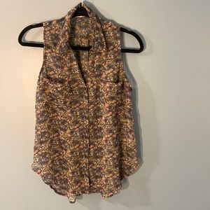 Lush sheer spotted shirt